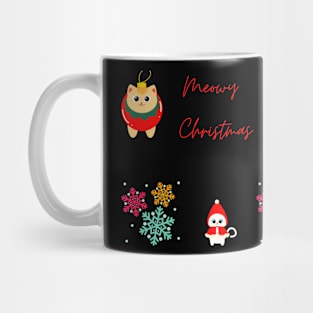 Meowy Christmas Mug